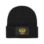 GANghaONshoP Russian Federation Flag T Mens & Womens Hat Warm Convenient Adult Knit Hat, Black, 6 7/8-7 3/8