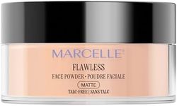 Marcelle Flawless Loose Face Powder, Translucent, Talc-Free, Ultra-Light, Mattifying, Natural & Smooth Finish, Flawless Complexion, Long-Lasting, Hypoallergenic, Fragrance-Free, Cruelty-Free, 55 g