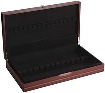 Wallace Dark Walnut Flatware Chest, 19 inches wide