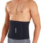 Bracoo Advanced Adjustable Waist Trimmer Belt,Wider Workout Thermal Band,Weight Loss Slimming Wrap,Non Slip Lightweight Back Support,Men and Women