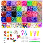 Yestrong 2500+ Loom Bands Kit,Loom Bands for DIY Refill Bracelet Making Craft Kits