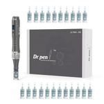 Dr.pen Microneedling, Professional Ultima M8 Wireless Micro Microneedling Pen with 12Pcs 16 Pin & 10Pcs 36 Pin Replacement Cartridges Needles, Magic Skin Care Kit for Face Neck Body