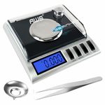 American Weigh Scale Gemini Series Precision Digital Milligram Scale, Silver 20G X 0.001G (GEMINI-20) (Black)