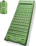 HiiPeak Sleeping Pad - Ultralight Inflatable Sleeping Mat with Built-in Foot Pump, Compact Waterproof Camping Air Mattress for Camping, Backpacking, Hiking, Tent Trap Traveling (Green)