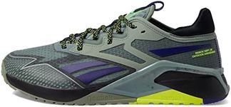 Reebok Men's Nano X2 Tr Adventure Cross Trainer, Harmony Green/Black/Solar Acid Yellow, 10.5