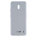 Mozomart Battery Door Back Panel Housing with Side Button Compatible with Nokia 2.2 : Silver (with Side Keys)