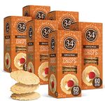 34 Degrees Natural Crispbread, 4.5-Ounce Boxes (Pack of 6)