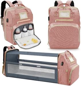 6 in 1 Diaper Bag Backpack with Pad Shower Gifts Travel Bags for Registry Search Boys Girls Bags Newborn Essentials Accessories Stuff Unisex Dad Mom Mens