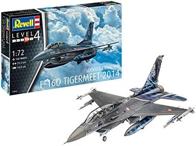 Revell 03844 Lockheed Martin F-16D Tigermeet 2014 1:72 Scale Unbuilt/Unpainted Plastic Model Kit
