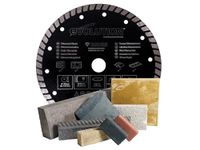 Evolution Power Tools Diamond Blade, 185 mm, Black