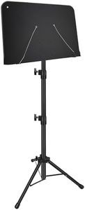 1/2/3 Pack Sheet Music Stand, Adjustable Music Stand for Sheet Music, Music Sheet Stand Portable Folding with Carry Bag for Guitar, Ukulele, Violin Players(1 Pack)