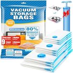 Vacuum Storage Bags,9Pack（1 Jumbo +