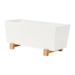 Ikea TSSP Plant Pot, white32x15 cm (12 ½x6 )