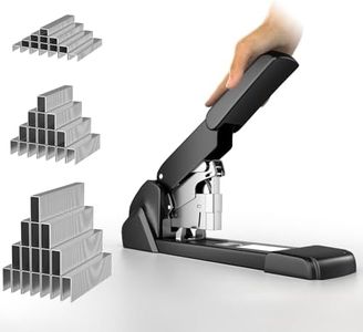 ZFYOUNG Labor-Saving Heavy Duty Stapler,240 Sheets High Capacity, Large Office Stapler,Large Industrial Stapler,3000 Staples Included,Easy to Bind.