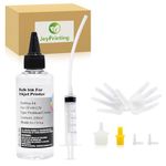 JoyPrinting Printhead Cleaner Kit for Inkjet Printers Printer Nozzle Cleaning Kit Compatible for All Print Head of Printers Epson/HP/Canon/Brother/Lexmark/Kodak/Samsung 100ml 10ml Premium Syringe 1PK