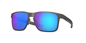 Oakley PRIZM Square HolbrOOk Metal Sunglasses( 0OO4123| 55 mm |PRIZM Sapphire Polarized)