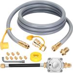 Upgraded from Propane to Natural Gas Conversion Kit Compatible with Weber Genesis, Genesis II, Spirit, Spirit II Grill, 10FT Natural Gas Conversion kit for Weber Propane Grills