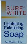 Sure White Skin Lightening Whitening & Exfoliating Soap 200g for Even Skin tone , Hyper-pigmentation, uneven skin tone + dark age spots