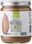 NATURES NUTS Nature's Nuts Almond Butter Natural Smooth 500g, 500 Grams