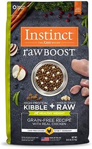 Instinct Raw Boost Healthy Weight Grain Free Recipe with Real Chicken Natural Dry Dog Food, 20 lb. Bag