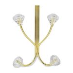 Home Basics Over The Door Bathroom Bath Towel Robe Hook, Gold