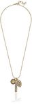 Lucky Brand Two Tone Charm Necklace