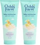 Childs Farm Baby Moisturiser, Baby Soft Scent | Moisturising & Hydrating | Suitable for Newborns with Dry, Sensitive Skin, 200ml (Pack of 2)