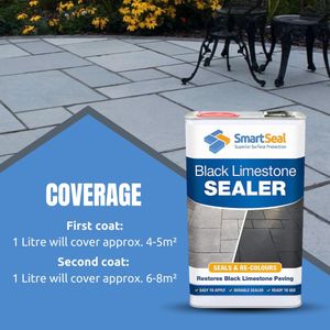 Smartseal Black Limestone Sealer 5L – Recolors & Protects Stone