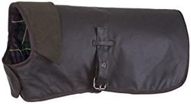 Rydale 100% Waxed Cotton Dog Coat Winter Warm Adjustable Pet Jackets - Made in the UK