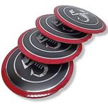 GRONGU 135mm Hub Centre Caps, Car Tyre Protect Exterior Decoration Accessories, For Abarth 500 595 695 Coppa Coppone