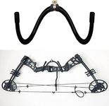 Bow Display Wall Hanger Bow Wall Mount Hooks Wall Holder Rack Storage and Display Your Bow - Rubber Protection, no Scratches - Hold up to 20 Lbs - No Bow