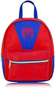 Marvel Spiderman Backpack for Men, Women, Unisex | Cute PU Leather 10" Spider-Man Mini Backpack Purse Shoulder Purse | Spiderman Bag and Spiderman Accessories, Spiderman, Daypack Backpacks