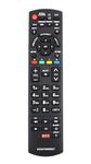 Vinabty New Replaced Remote N2QAYB000827 fit for Panasonic Plasma TVs TC-50PS64 TC-65PS64 TC-P42S60 TC-P50S60 TC-P55S60 TC-P60S60 TC-P65S60