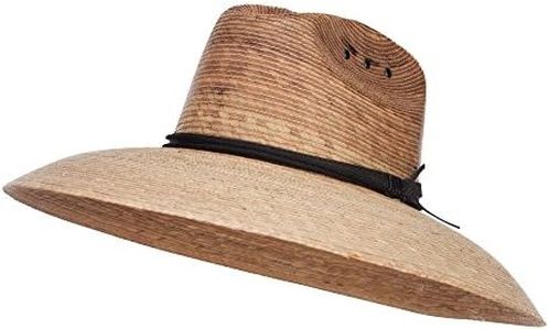 Palm Braid Band Lifeguard Hat - Dk Palm M