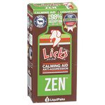 Licks Pill Free Zen Dog Calming - Calming Aid Supplements for Aggressive Behavior and Nervousness - Calming Dog Treats for Stress Relief & Dog Health - Gel Packets - Braised Beef Flavor, 5 Use