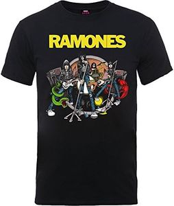 The Ramones Road to Ruin Punk Rock Officiel T-Shirt Hommes Unisexe (Large)