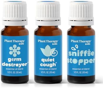 Plant Therapy KidSafe Feelin' Good Essential Oil Blend Set, Includes: Germ Destroyer, Immune Boom, Sniffle Stopper 100% Pure, Undiluted, Natural Aromatherapy 10 mL (1/3 oz)
