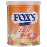 Nestle Fox's Crystal Clear Fruits Candy, 6.35 Oz / 180 Grams