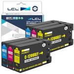 LCL Compatible for Canon PGI-1200 PGI-1200XL PGI-1200XLC PGI-1200XLM PGI-1200XLY (6-Pack 2Cyan 2Magenta 2Yellow) Pigment Ink Cartridge for Canon Maxify MB2720 MB2350 MB2320 MB2120 MB2050 MB2020