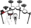 Alesis Nitro Ultimate Electric Drum Kit with Dual Zone Quiet Mesh Pads, Movable Hi-Hat, 640 Authentic BFD Sounds and 52 Kits, Bluetooth, Drumeo, USB MIDI, Double Kick Compatible