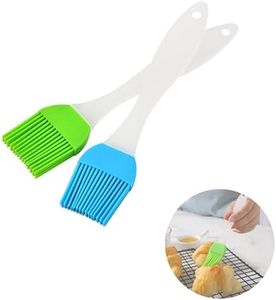 2 Pcs Pennello da Cucina in Silicone, Pennello Cucina, Pennelli in Silicone Pennello per Grill alla Griglia, Utensile da Cucina Multiuso in Silicone, per Forno, Arrosti, Torte, Pane, Eccetera