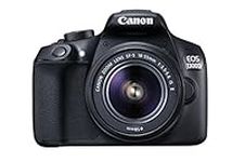 Canon EOS 1300D DSLR Camera with EF-S18-55 IS II F3.5-5.6 Lens - Black (Renewed)