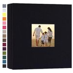 Finksy Small Photo Album 4x6 200 Photos Linen Cover Picture Photo Book for Family Wedding Anniversary Baby Vacation