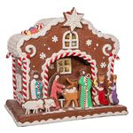 Kurt S. Adler N1036 Nativity Set, Multi-Colored