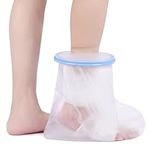 Apasiri Cast Cover Foot for Shower, Reusable Waterproof Cast Protector for Adult Ankle, Foot, Toe, 100% Watertight Seal Cast Bag Keep Your Cast Dry In The Shower