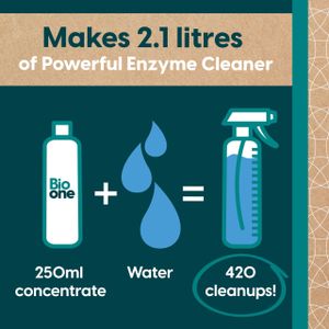 Bio One Enzyme Cleaner Concentrate – Multi-Surface Odor Remover