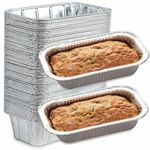 65 Pack – Disposable Aluminum Loaf Pans, Roadpro 12 Volt Portable Stove Compatible, Bread Pans, Cake Pan, Tin Pans , 2 Pounds, 2LB Outside: 8.5" X 4.5" X 2.5"