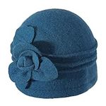 ZLYC Women Wool Cloche Bucket Hat 1