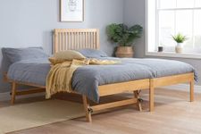 happybeds Wooden Guest Bed, Buxton Pine Wooden Guest Bed, Single