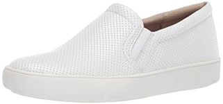 Naturalizer Women Marianne Comfortable Fashion Casual Slip On Sneaker, White Perf, 8 Narrow